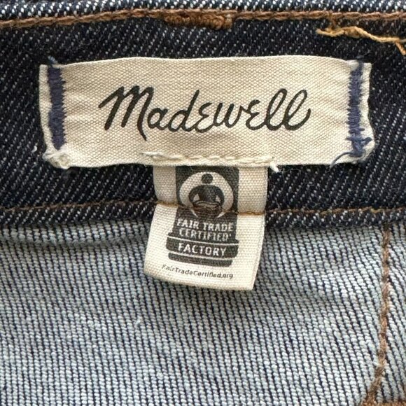 Madewell Dark Denim The Perfect Vintage Flare Jeans in Wrenford Wash Size 32 - Picture 5 of 11